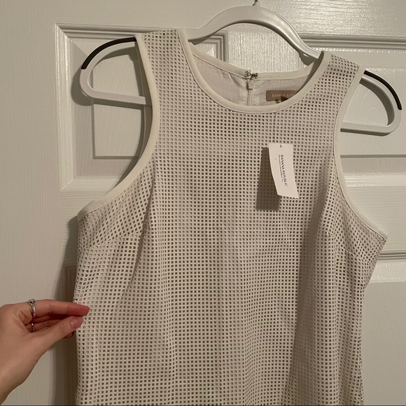 NWT Banana Republic White Dress - Picture 2 of 8